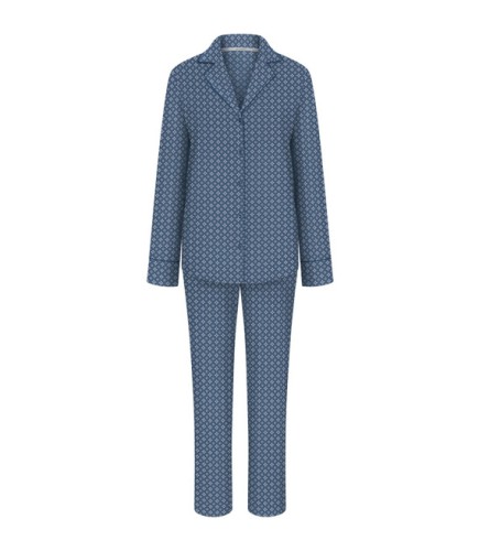 Piżama damska wiskozowa Triumph Boyfriend Fit PW 03 granatowa