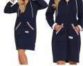 Szlafrok damski/bluza  Doctor nap SMZ 4508 navy