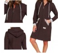 Szlafrok damski/bluza  Doctor nap SMZ 4508 bawełna brąz