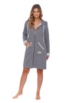 Szlafrok damski/bluza  Doctor nap SMZ 4508 dark grey