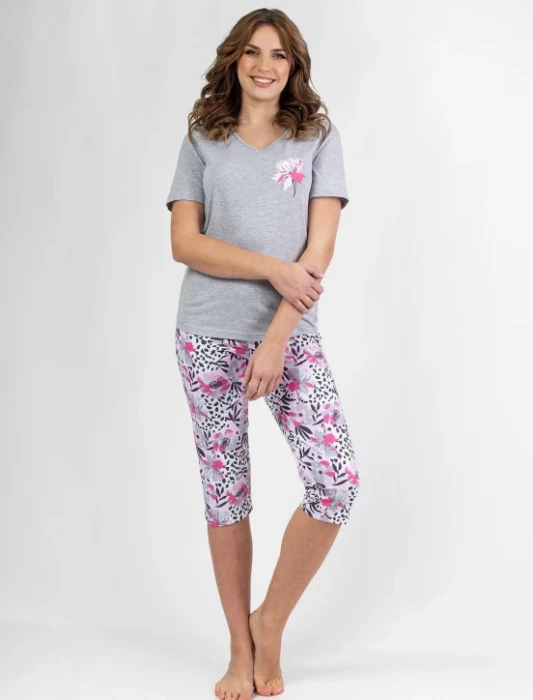 pizama damska regina 698 melange.webp