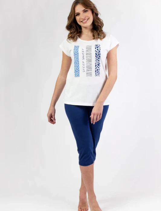 pizama damska regina 701 granat.webp