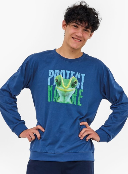 Pizama-mlodziezowa-Cornette-999-55-Protect-niebieska.jpg