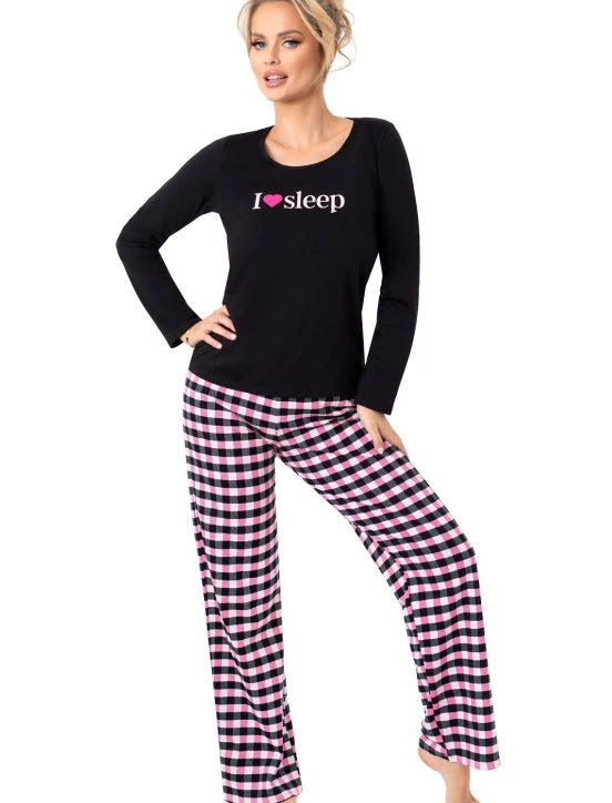 pizama sleep long czarna.webp
