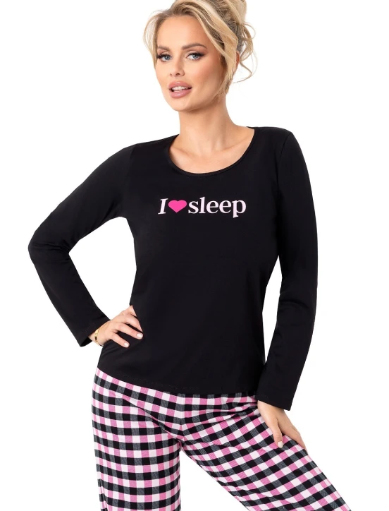pizama donna long sleep bawelniana.webp