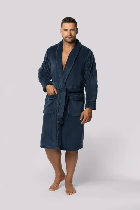 szlafrok meski envie eleganto granat.webp