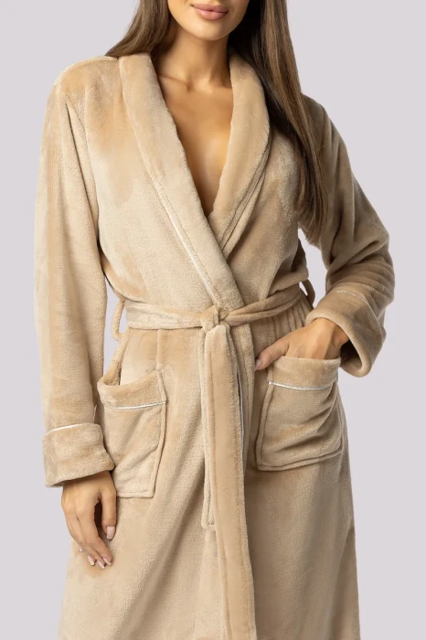 envie szlafrok damski comfy bezowy.webp