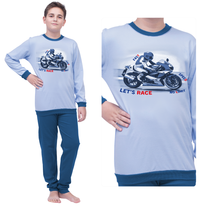 pizama marcinkowski chlopieca motocykl.png