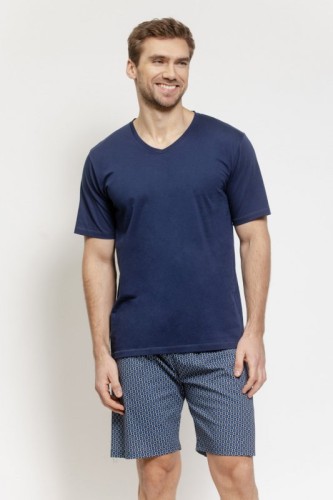 Piżama męska Taro 3587 Otto granatowa  2xl-3xl