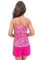 Piżama damska Donna Zebra top fuksja