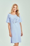 Koszula damska Taro 3573 Valentina niebieska 4xl-6xl