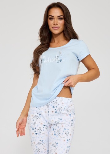 Piżama damska Cornette So Delicate 3-częsciowa