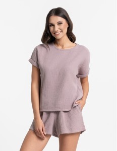 Piżama damska Moraj PDD3500-019 muslinowa