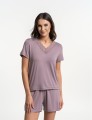 Piżama damska Moraj PDD4400-016 wiskoza fioletowa